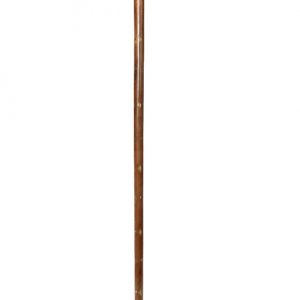 Sheesham Wood Walking Stick/Cane with Gold Engraved and Curved Handle