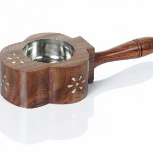 Wooden Lobandan Burner
with Steel Inner for Charcoal Burning