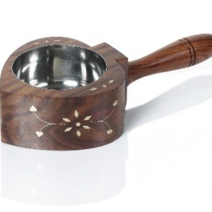Wooden Lobandan Burner
with Steel Inner for Charcoal Burning