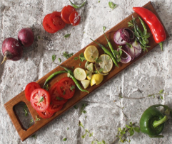 Rectangular Wooden Salad Platter/Tray