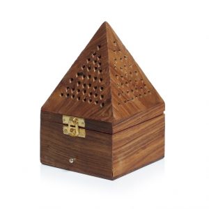 Wooden Pyramid Charcoal Burner
3.5 Inch with 1 Drawer